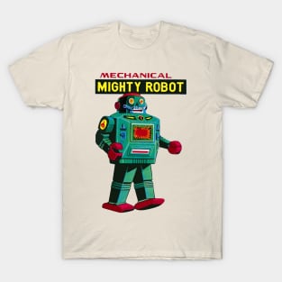 Vintage Mechanical Mighty Robot T-Shirt